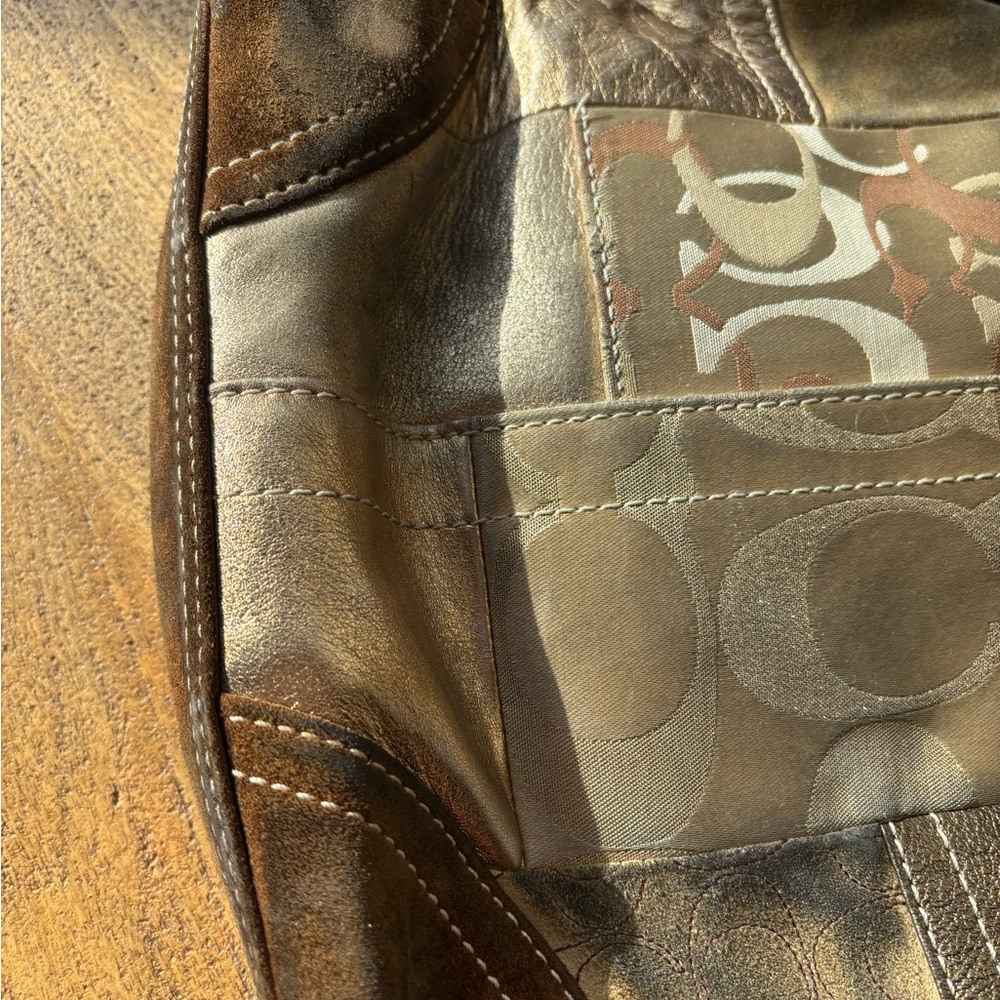 Coach Multicolor Patchwork Shoulder Bag - image 7